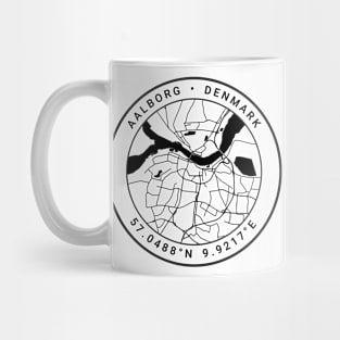 Aalborg Map Mug